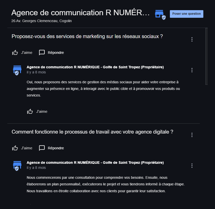 Agence r numérique Saint Tropez cogolin
