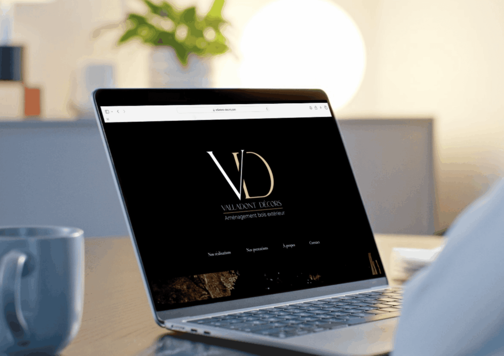 Site internet Valladont décors Saint-Tropez Agence R Numérique