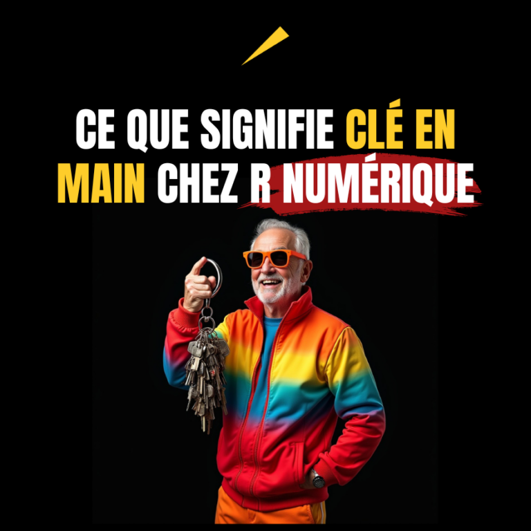 Ce que “clé en main” visuel site