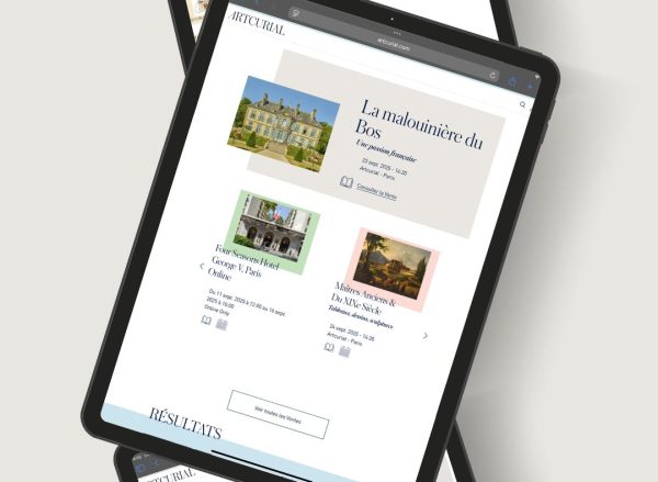 Site internet Artcurial Agence R Numérique
